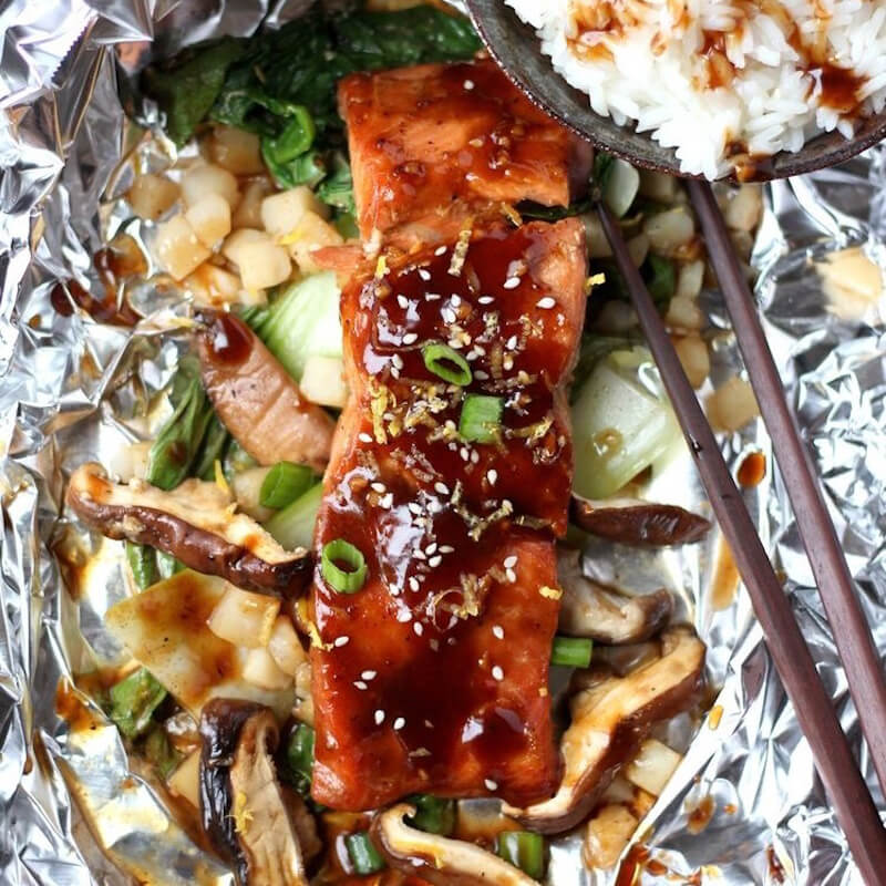 Salmón Papillote