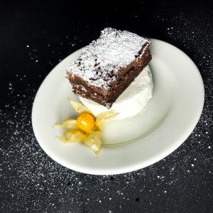 Brownie con Helado